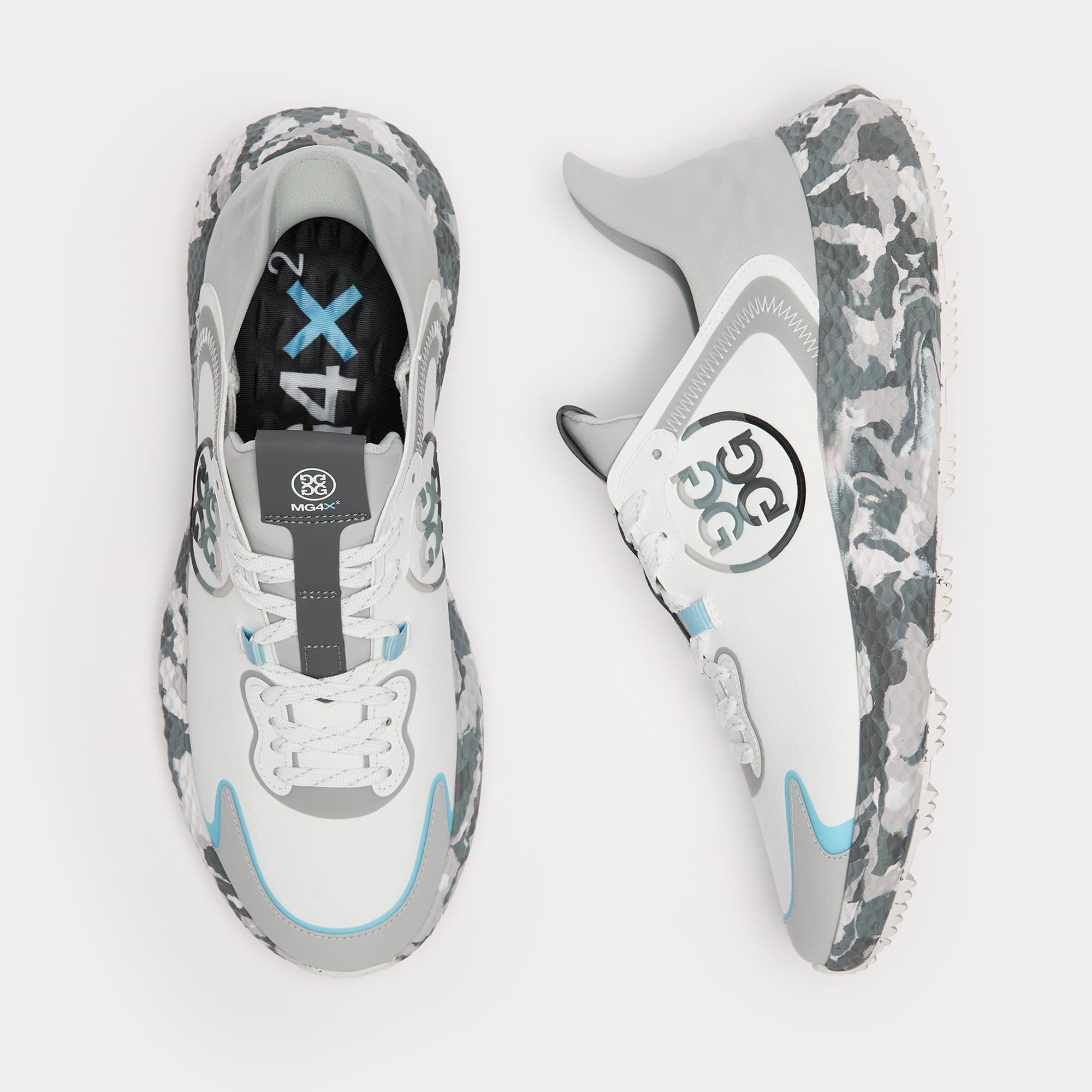 G/FORE MG4X2 Camo Sole Mens Golf Cross Shoes Grey Camo/Powder